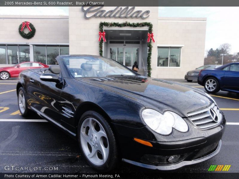 Black / Charcoal 2005 Mercedes-Benz SL 600 Roadster