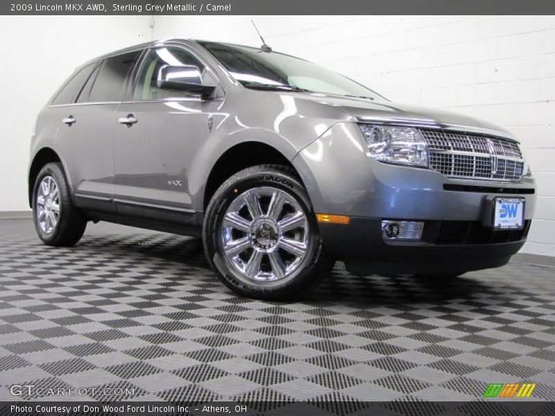 Sterling Grey Metallic / Camel 2009 Lincoln MKX AWD