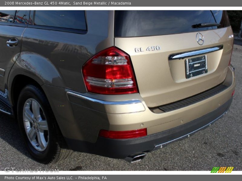 Sand Beige Metallic / Macadamia 2008 Mercedes-Benz GL 450 4Matic