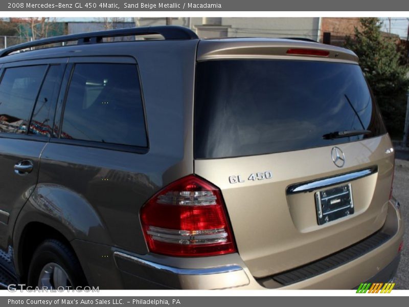 Sand Beige Metallic / Macadamia 2008 Mercedes-Benz GL 450 4Matic