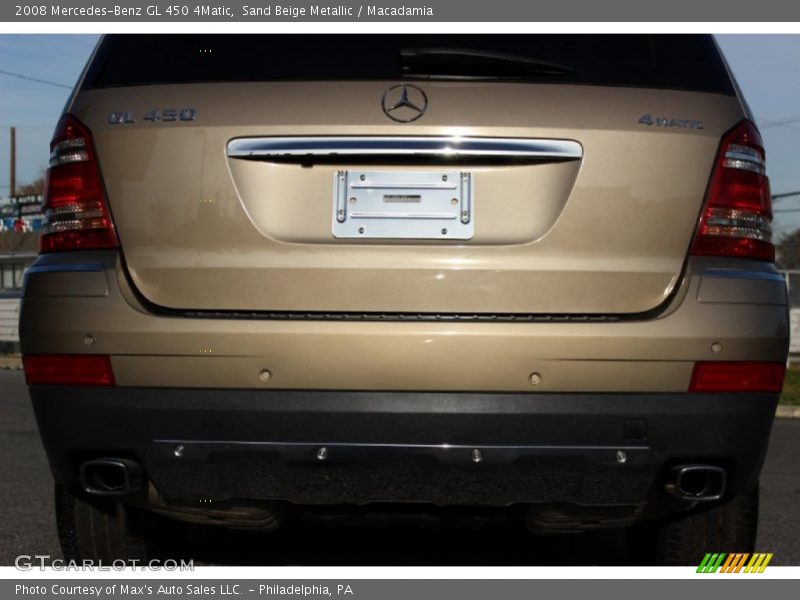 Sand Beige Metallic / Macadamia 2008 Mercedes-Benz GL 450 4Matic