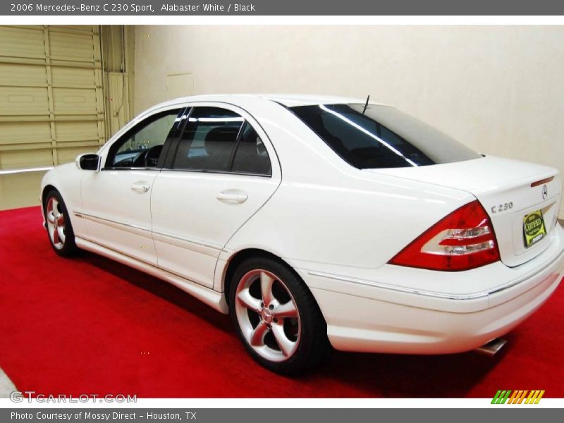 Alabaster White / Black 2006 Mercedes-Benz C 230 Sport