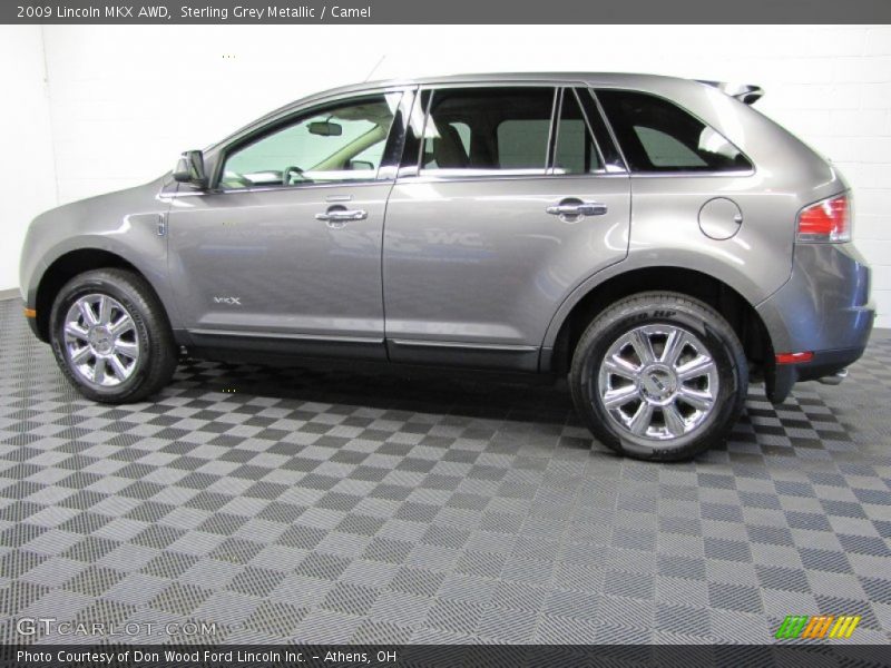 Sterling Grey Metallic / Camel 2009 Lincoln MKX AWD