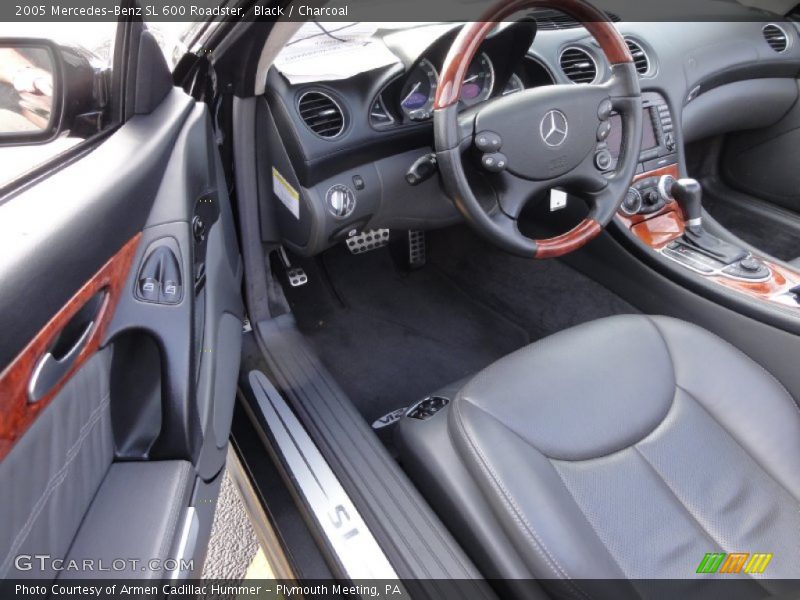  2005 SL 600 Roadster Charcoal Interior