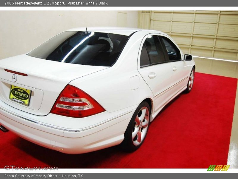 Alabaster White / Black 2006 Mercedes-Benz C 230 Sport