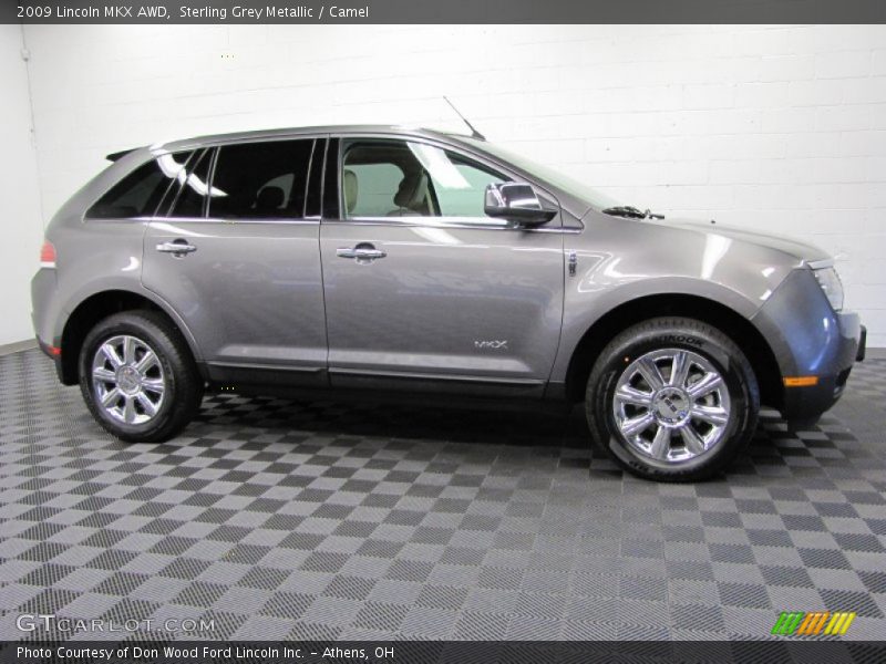 Sterling Grey Metallic / Camel 2009 Lincoln MKX AWD
