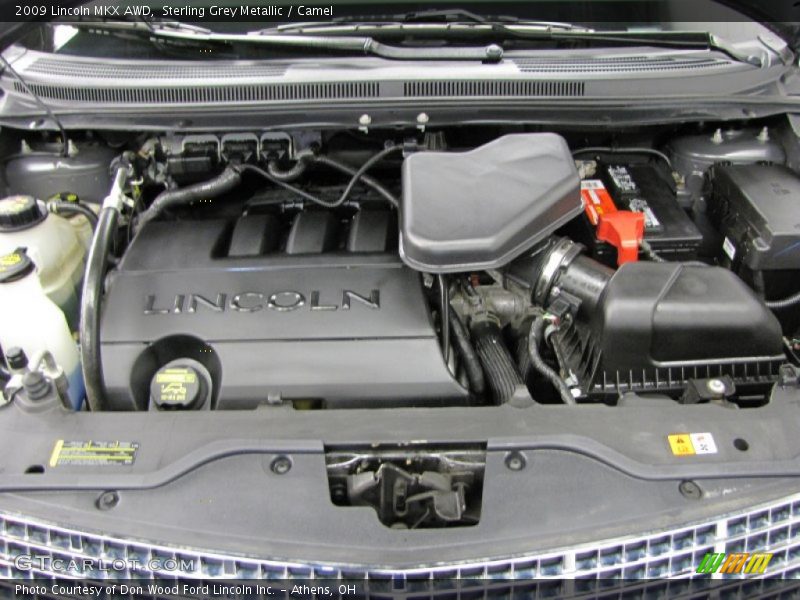 Sterling Grey Metallic / Camel 2009 Lincoln MKX AWD