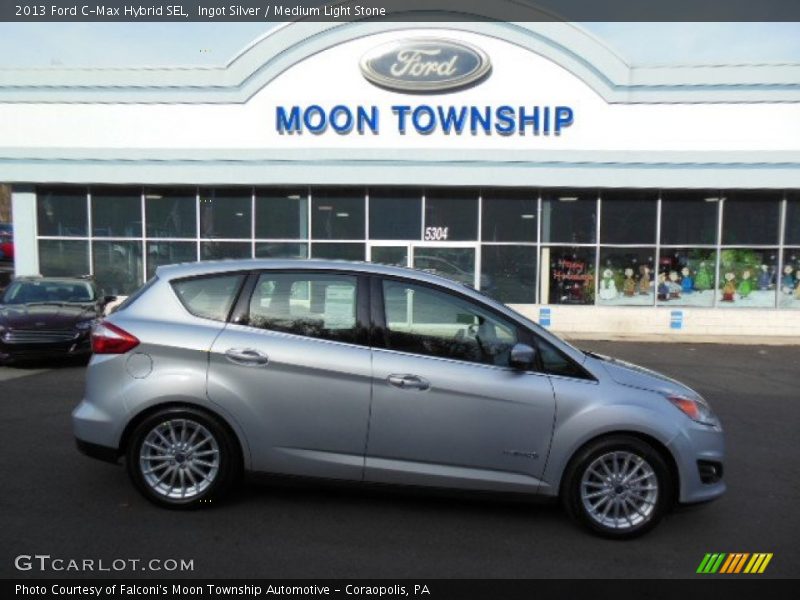 Ingot Silver / Medium Light Stone 2013 Ford C-Max Hybrid SEL