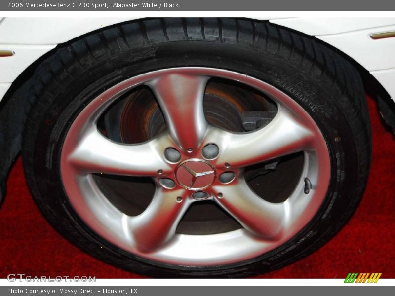 Alabaster White / Black 2006 Mercedes-Benz C 230 Sport