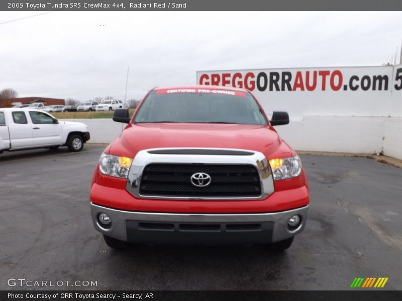 Radiant Red / Sand 2009 Toyota Tundra SR5 CrewMax 4x4