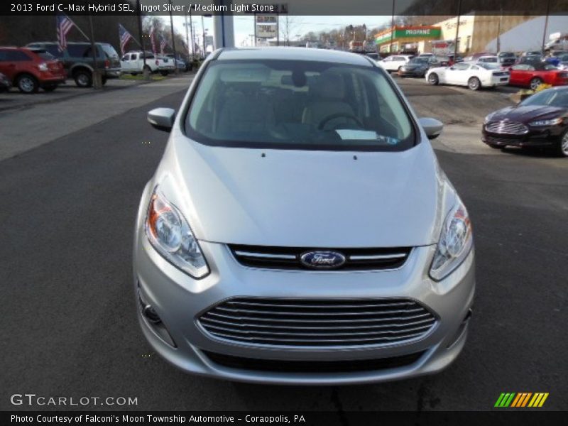 Ingot Silver / Medium Light Stone 2013 Ford C-Max Hybrid SEL