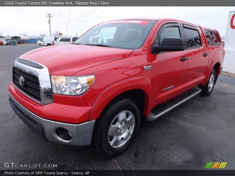 Radiant Red / Sand 2009 Toyota Tundra SR5 CrewMax 4x4
