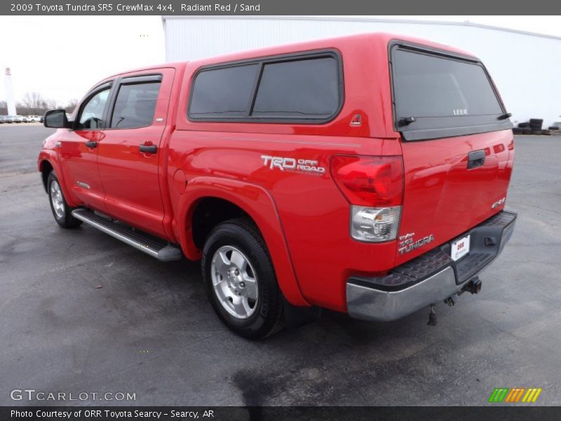 Radiant Red / Sand 2009 Toyota Tundra SR5 CrewMax 4x4
