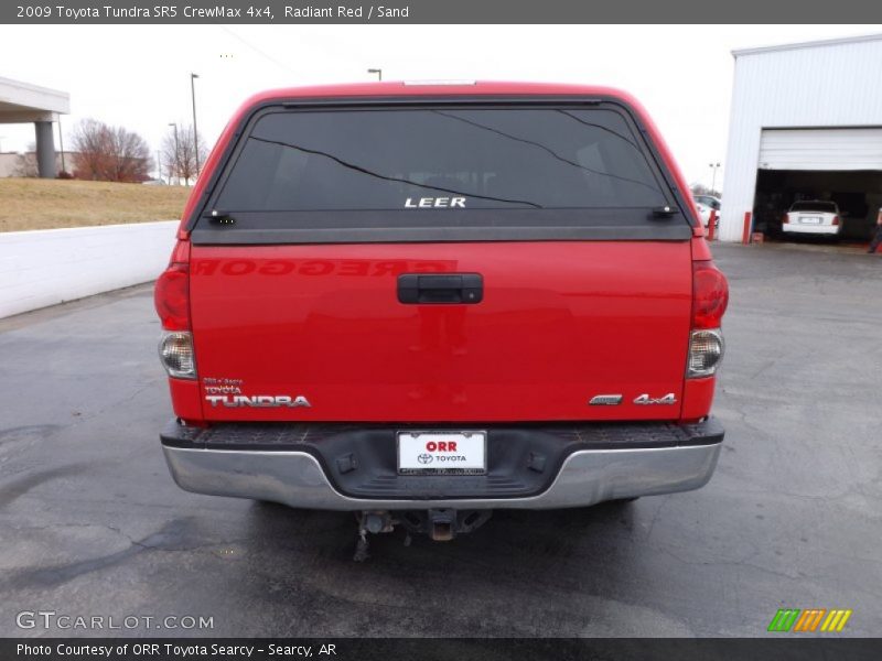 Radiant Red / Sand 2009 Toyota Tundra SR5 CrewMax 4x4