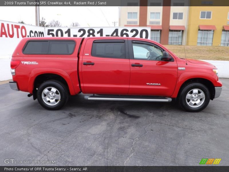 Radiant Red / Sand 2009 Toyota Tundra SR5 CrewMax 4x4