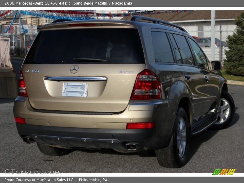 Sand Beige Metallic / Macadamia 2008 Mercedes-Benz GL 450 4Matic