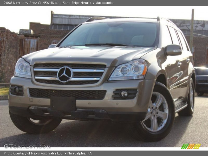 Sand Beige Metallic / Macadamia 2008 Mercedes-Benz GL 450 4Matic