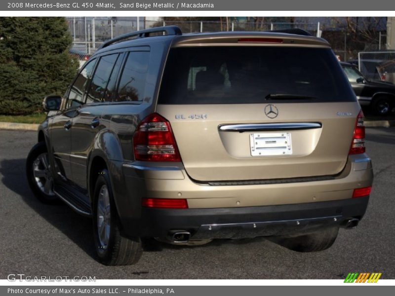 Sand Beige Metallic / Macadamia 2008 Mercedes-Benz GL 450 4Matic