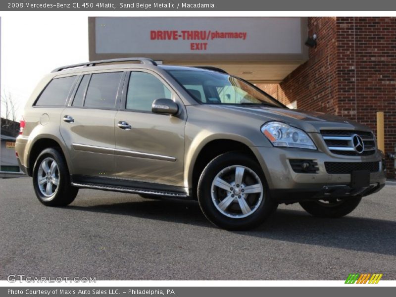 Sand Beige Metallic / Macadamia 2008 Mercedes-Benz GL 450 4Matic