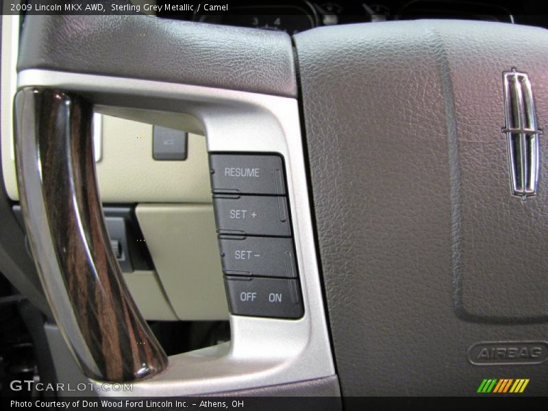 Sterling Grey Metallic / Camel 2009 Lincoln MKX AWD