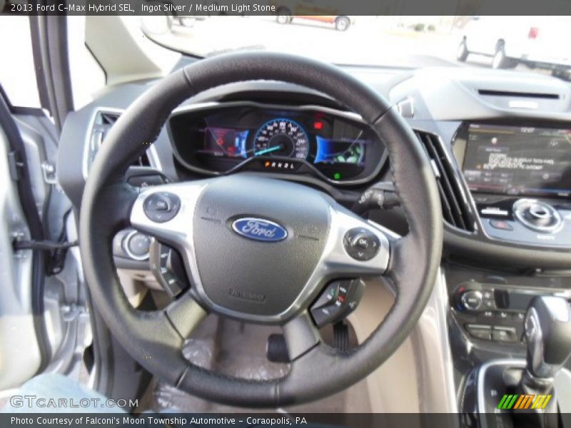 Ingot Silver / Medium Light Stone 2013 Ford C-Max Hybrid SEL