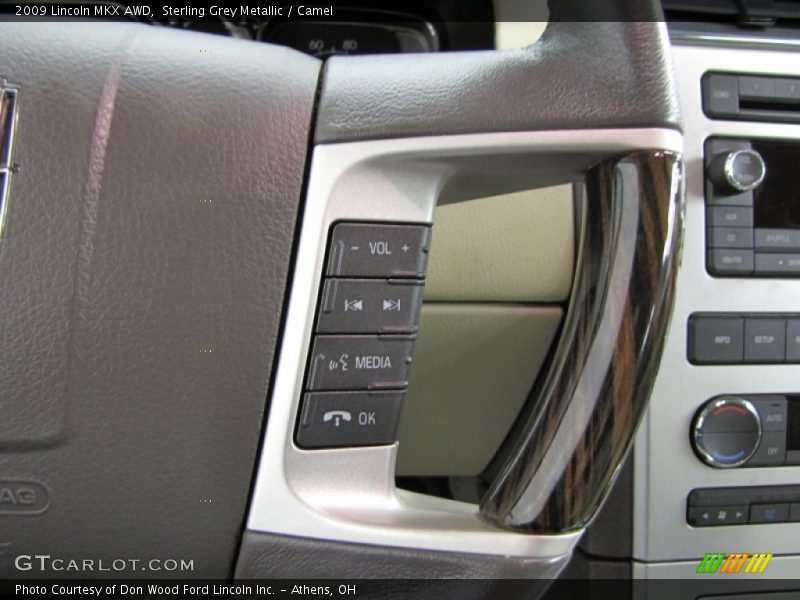 Sterling Grey Metallic / Camel 2009 Lincoln MKX AWD