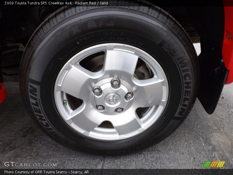 Radiant Red / Sand 2009 Toyota Tundra SR5 CrewMax 4x4