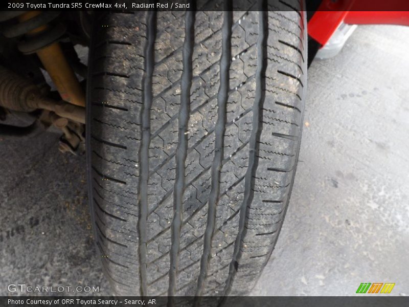 Radiant Red / Sand 2009 Toyota Tundra SR5 CrewMax 4x4