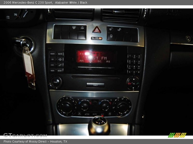 Alabaster White / Black 2006 Mercedes-Benz C 230 Sport