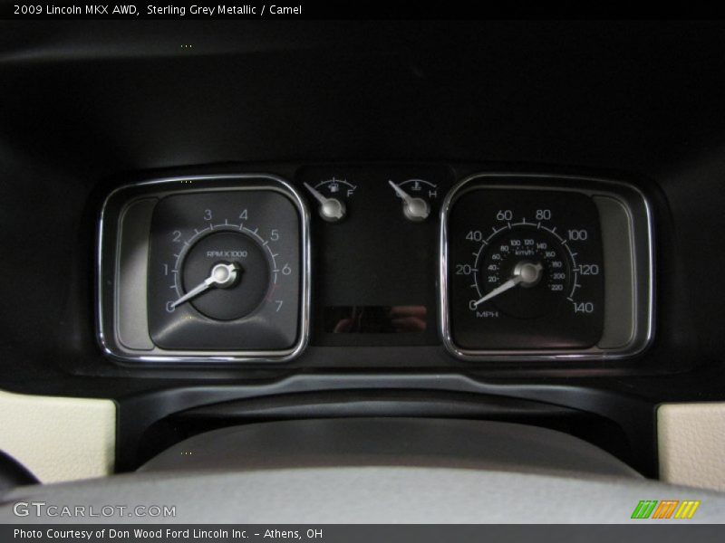 Sterling Grey Metallic / Camel 2009 Lincoln MKX AWD