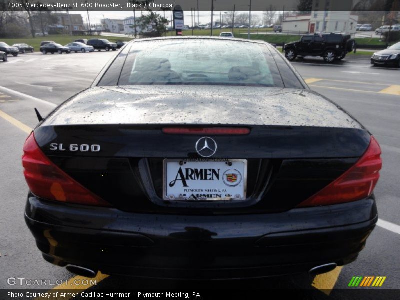 Black / Charcoal 2005 Mercedes-Benz SL 600 Roadster