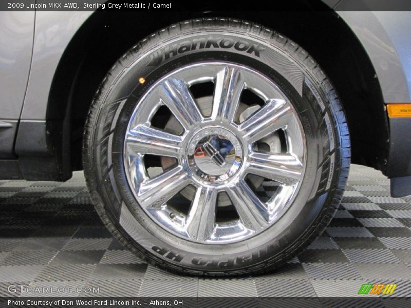 Sterling Grey Metallic / Camel 2009 Lincoln MKX AWD