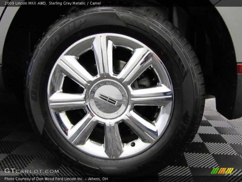Sterling Grey Metallic / Camel 2009 Lincoln MKX AWD