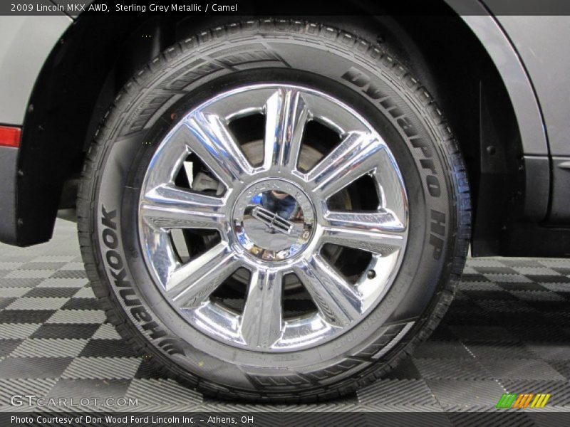 Sterling Grey Metallic / Camel 2009 Lincoln MKX AWD
