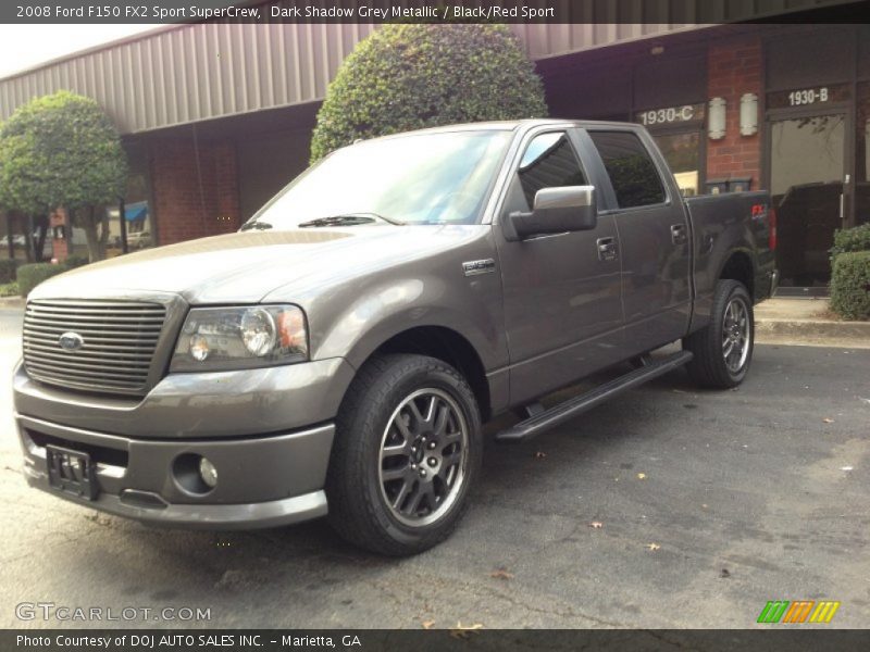 Dark Shadow Grey Metallic / Black/Red Sport 2008 Ford F150 FX2 Sport SuperCrew