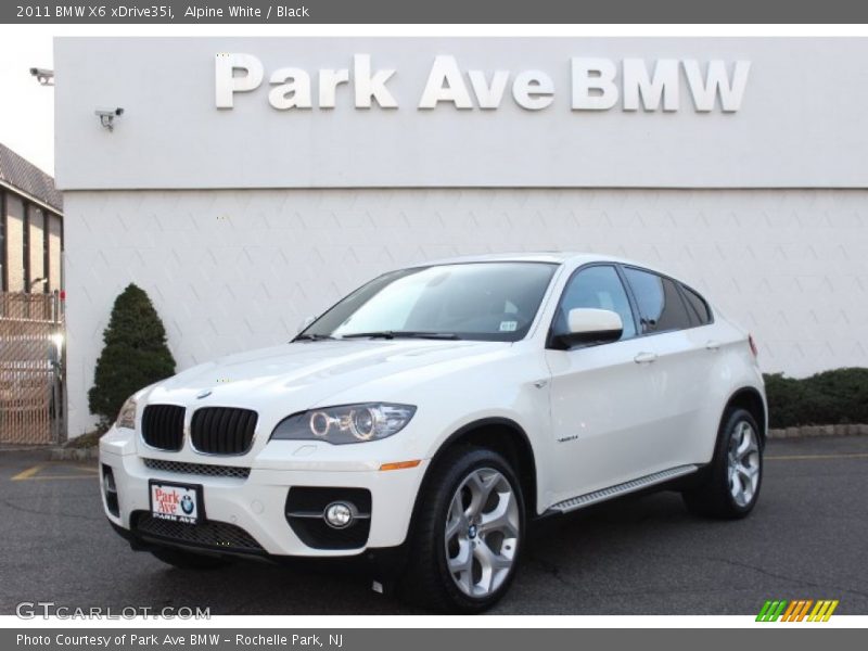 Alpine White / Black 2011 BMW X6 xDrive35i