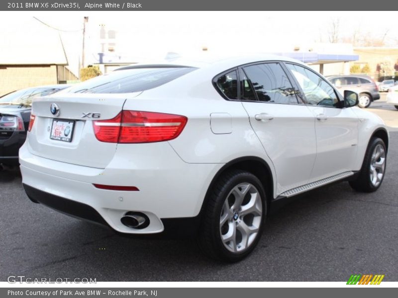 Alpine White / Black 2011 BMW X6 xDrive35i
