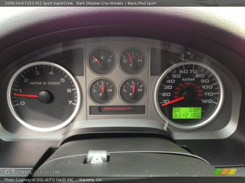 2008 F150 FX2 Sport SuperCrew FX2 Sport SuperCrew Gauges