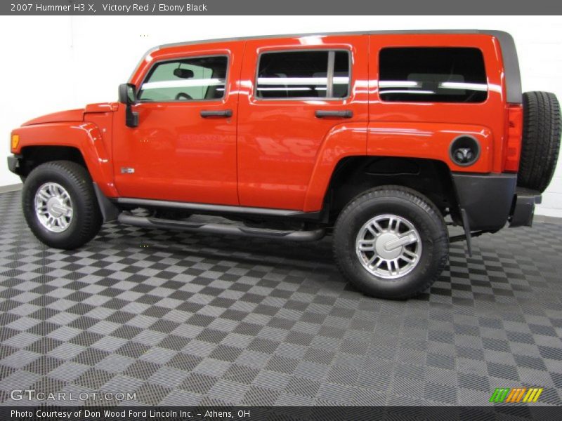  2007 H3 X Victory Red