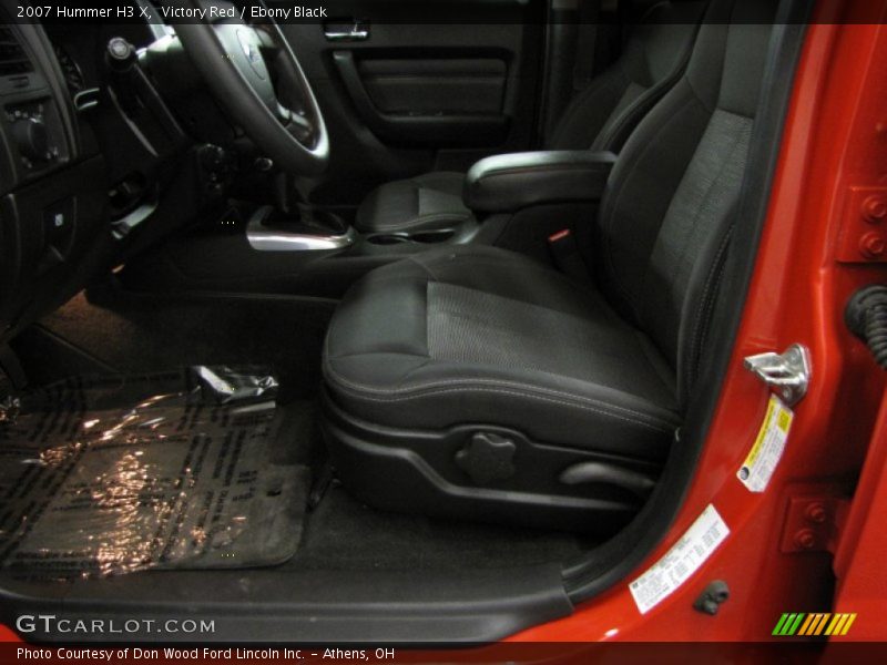 Victory Red / Ebony Black 2007 Hummer H3 X
