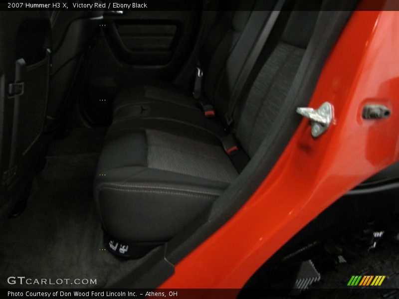 Victory Red / Ebony Black 2007 Hummer H3 X