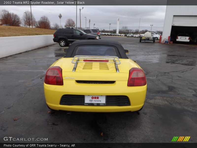 Solar Yellow / Black 2002 Toyota MR2 Spyder Roadster