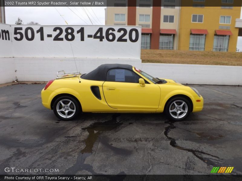 Solar Yellow / Black 2002 Toyota MR2 Spyder Roadster