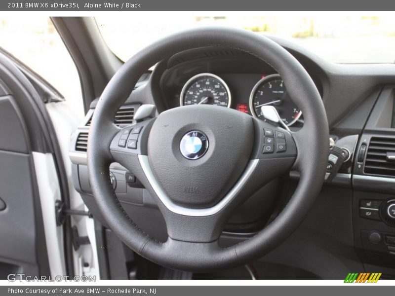 Alpine White / Black 2011 BMW X6 xDrive35i