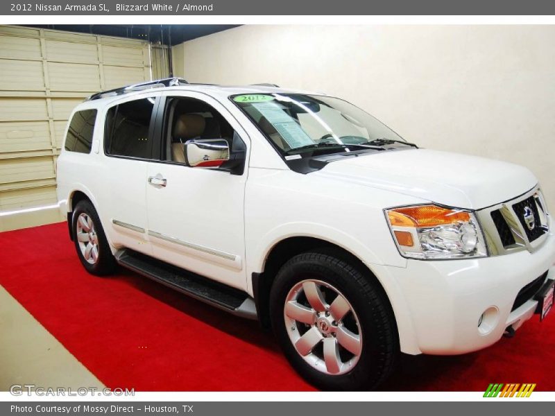 Blizzard White / Almond 2012 Nissan Armada SL