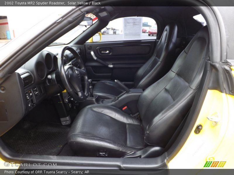  2002 MR2 Spyder Roadster Black Interior