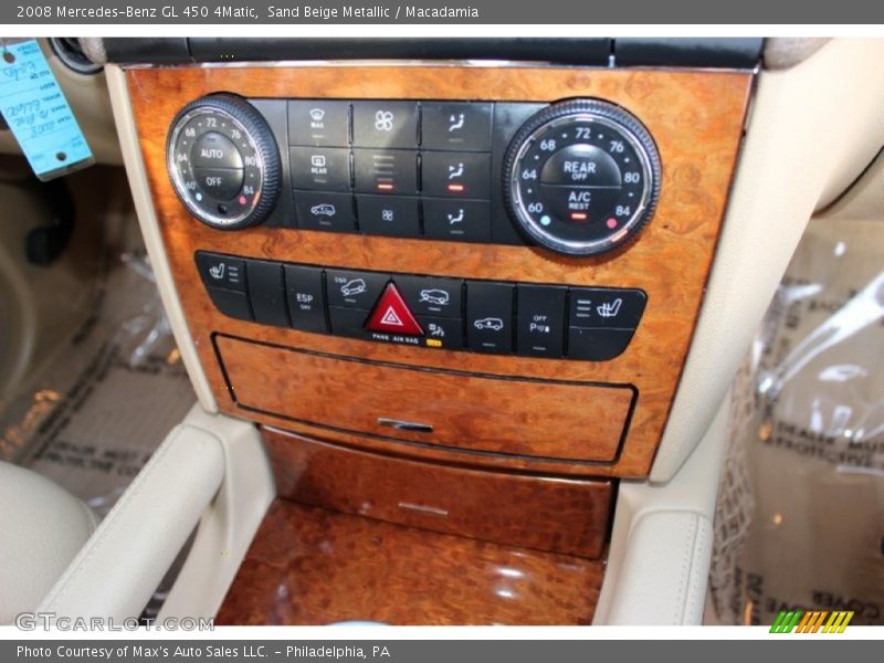 Sand Beige Metallic / Macadamia 2008 Mercedes-Benz GL 450 4Matic