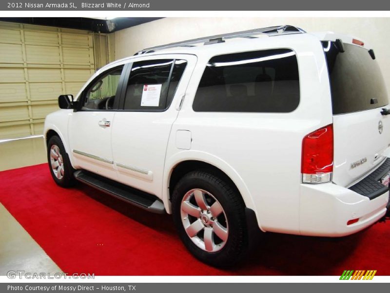 Blizzard White / Almond 2012 Nissan Armada SL