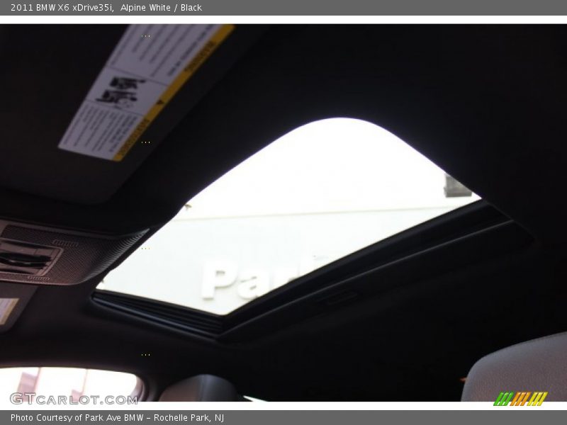 Alpine White / Black 2011 BMW X6 xDrive35i