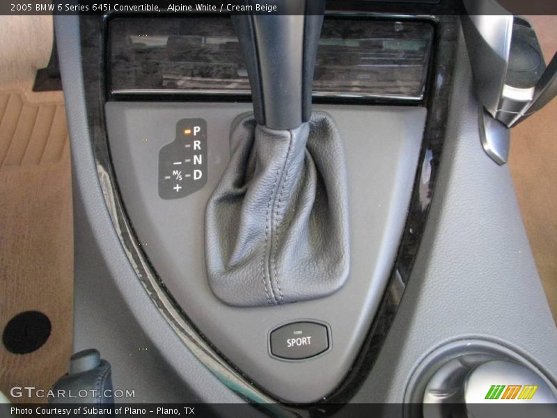 Alpine White / Cream Beige 2005 BMW 6 Series 645i Convertible